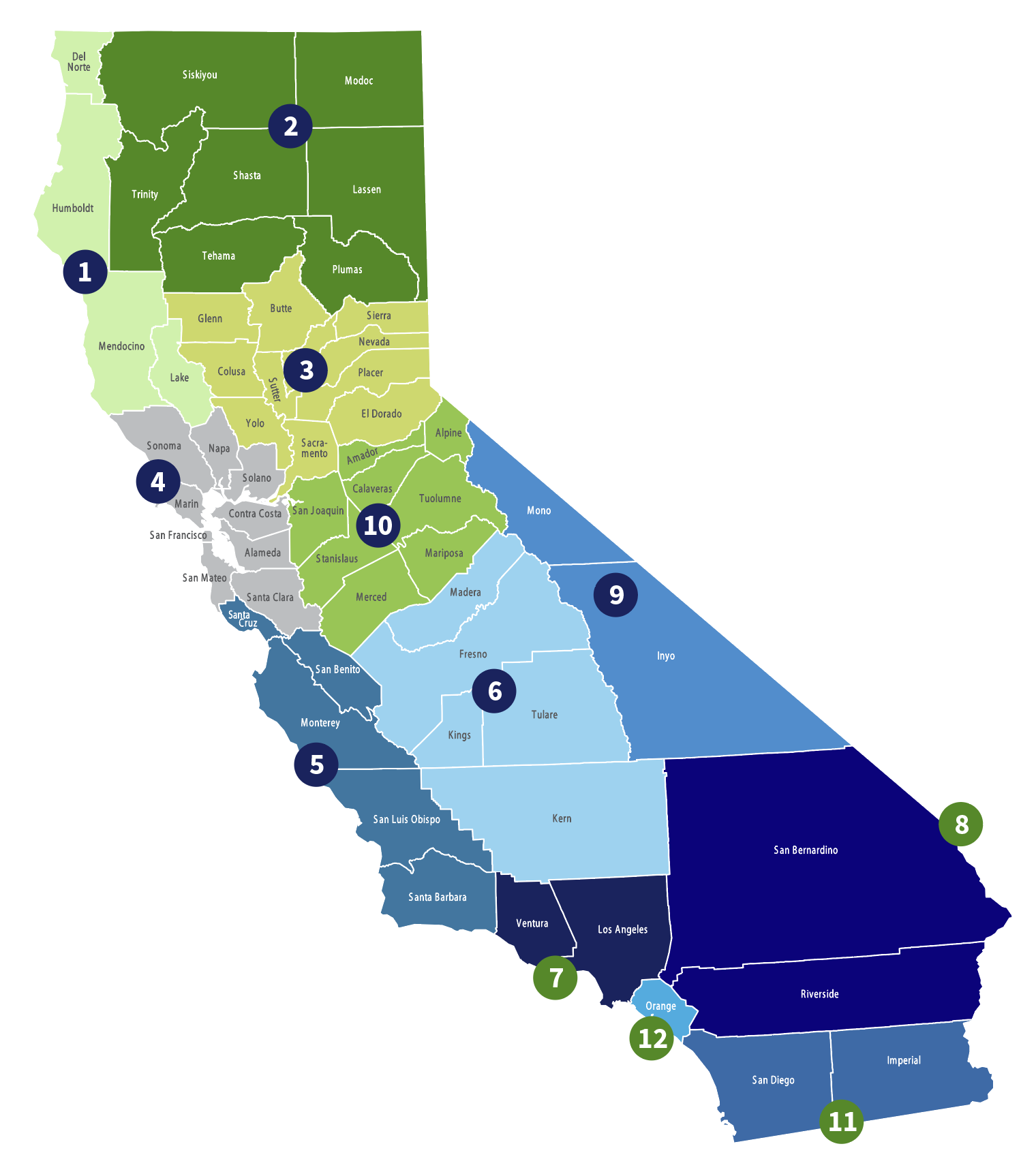 regions map